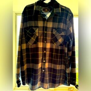 Plaid Button-Up Shirt